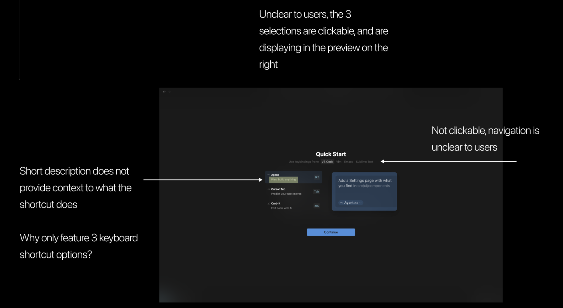 Cursor product audit