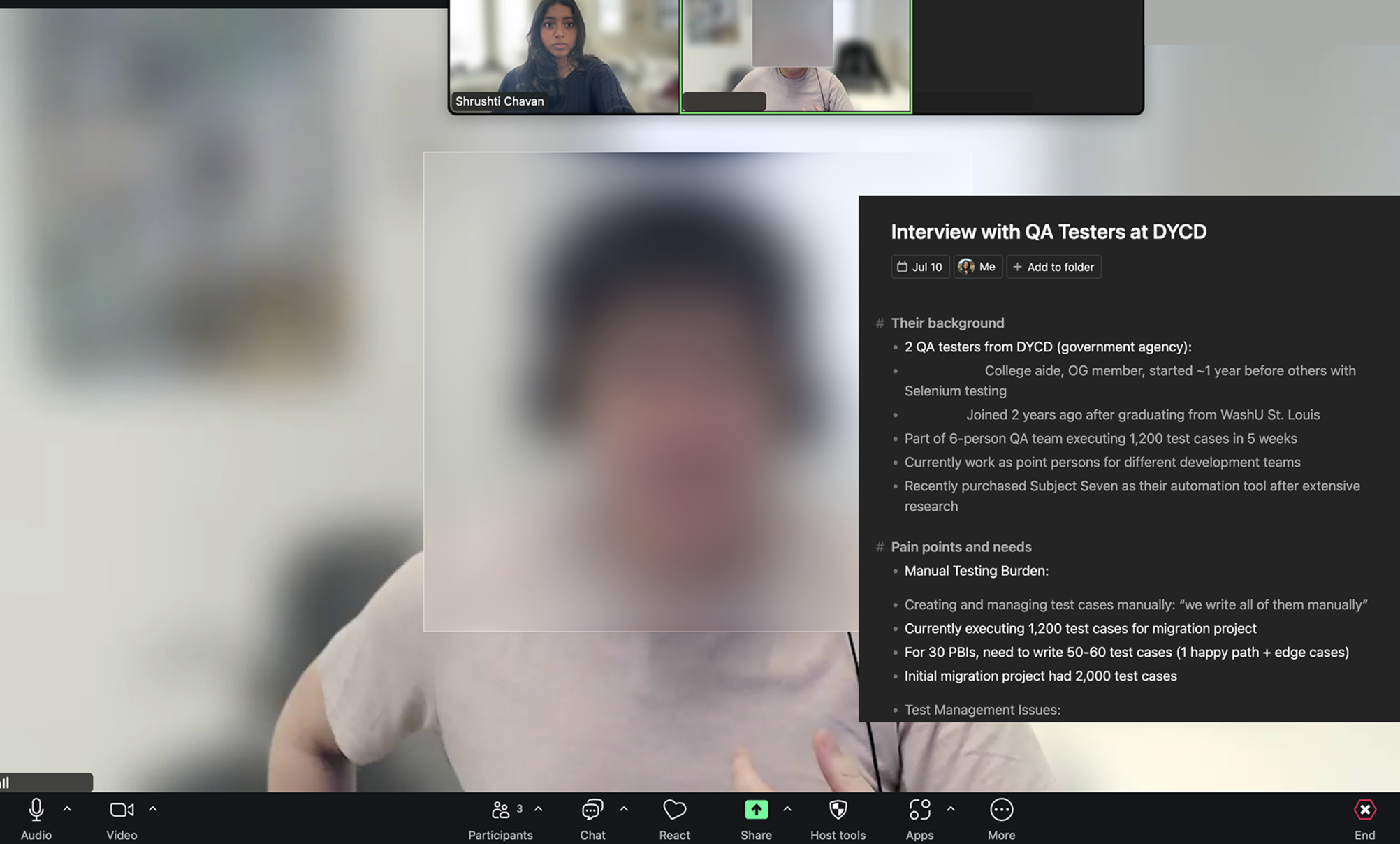 User Approved research synthesis